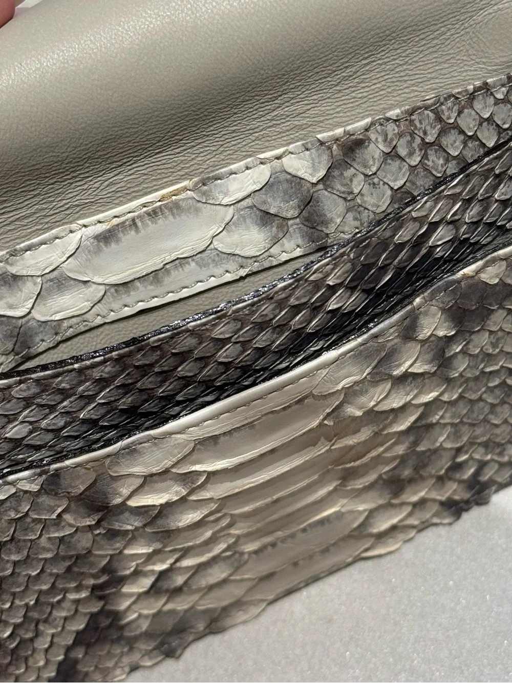 Hunting Season Natural Python Clutch - Picture 4 of 5